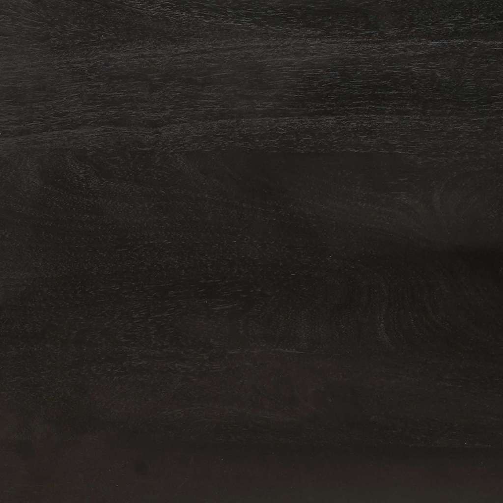 Coffee Table Black and Gold 80 x 54 x 40 cm Solid mango wood