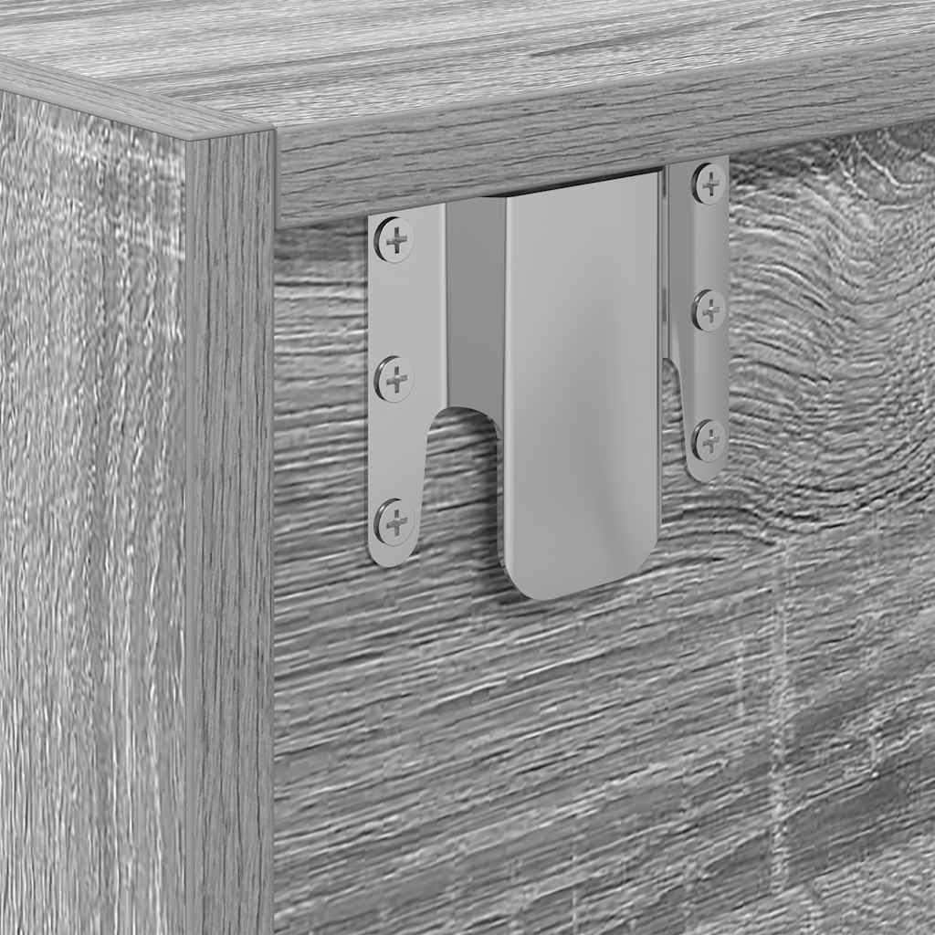 TV Cabinet Grey Sonoma 60x31x25.5 cm Engineered Wood
