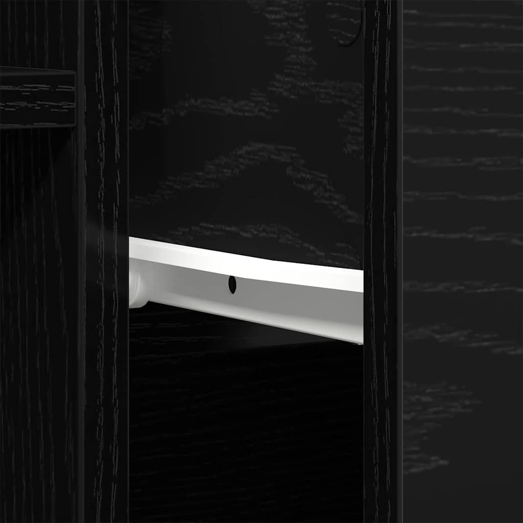 Sideboard with Drawer Black 60 x 30 x 70 cm Engineered wood