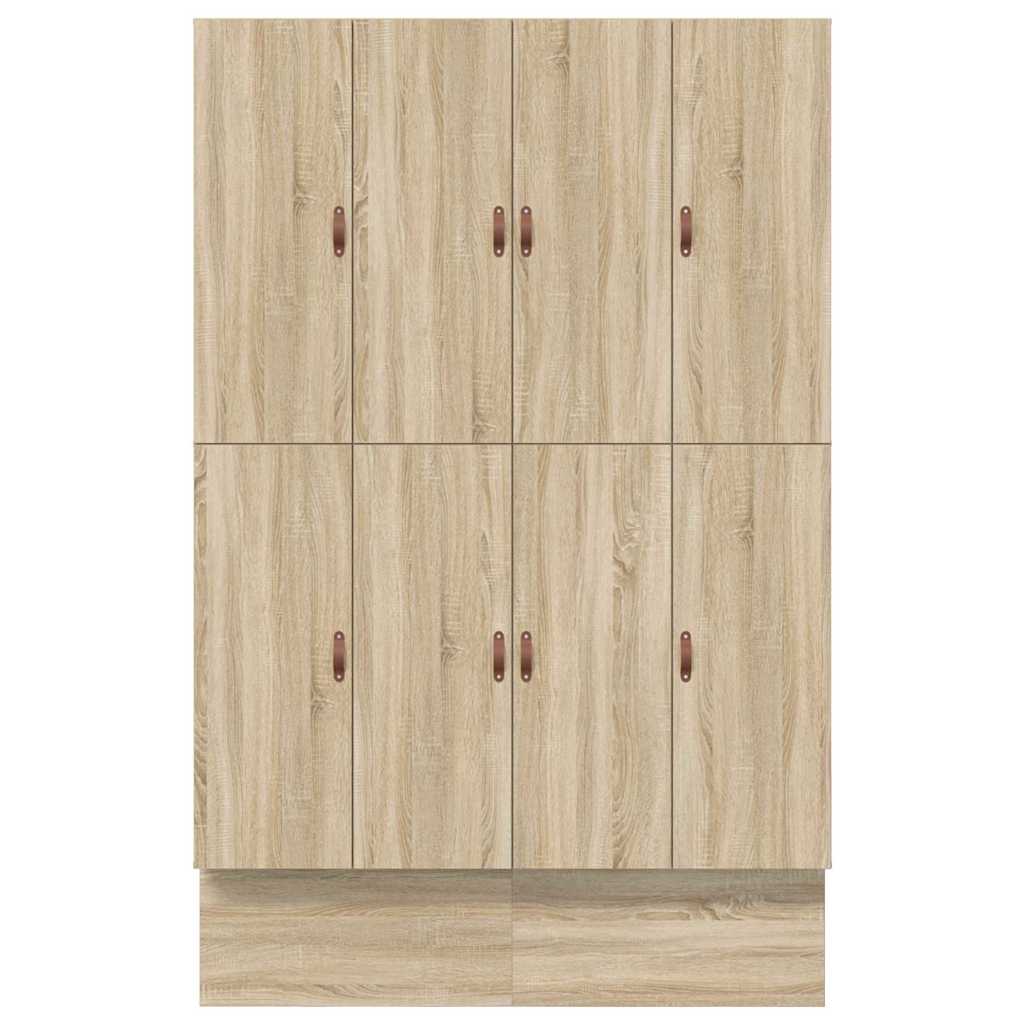 Storage Bed Frame Sonoma Oak 140x190 cm