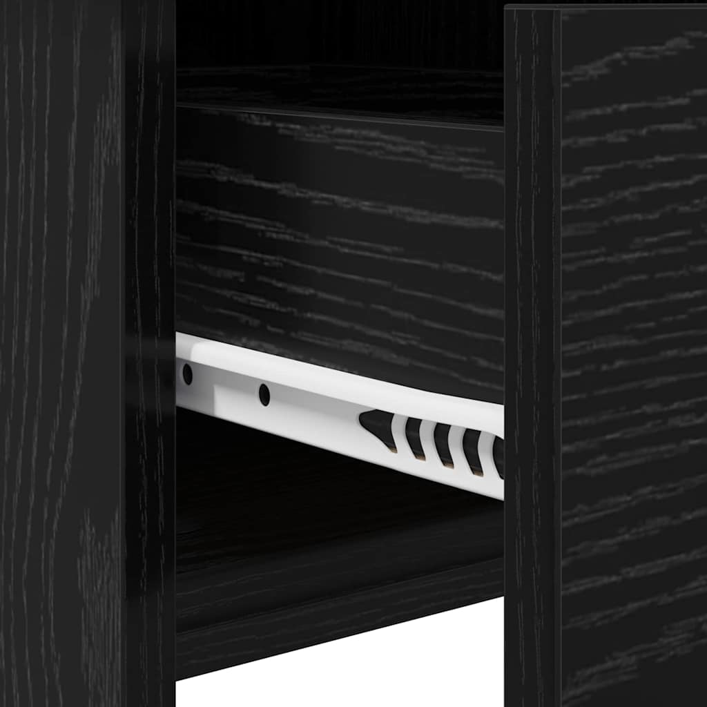 Modern Wooden Dressing Table Makeup Vanity Desk With Drawers & Pull Up Mirror