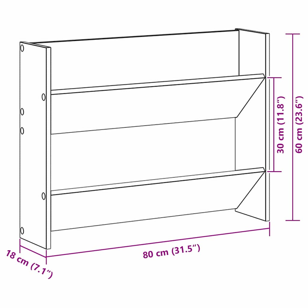 Wall Shoe Cabinets with Shelf Other Black oak Engineered wood