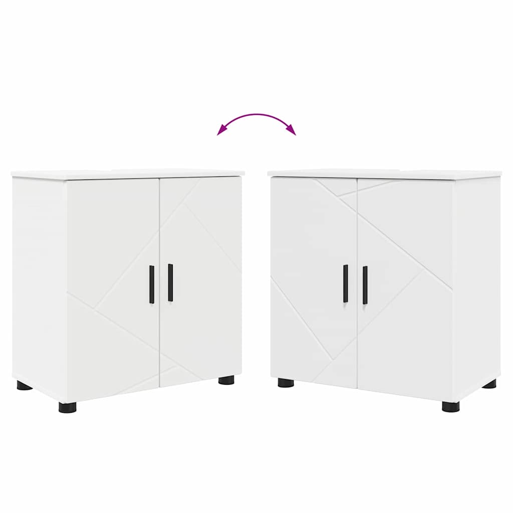 Bathroom Furniture Set Wall-mounted 4 pcs White 61 x 35 x 64 cm