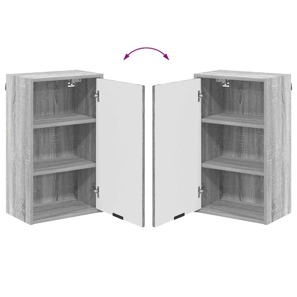 Bathroom Furniture Set Grey Sonoma Engineered wood, Metal