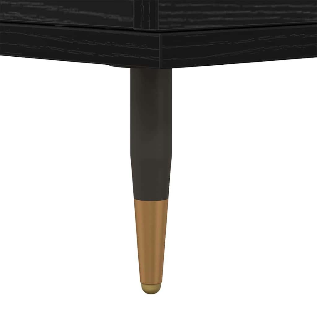 Sideboards 2 pcs Black oak 120 x 35 x 70 cm Engineered wood