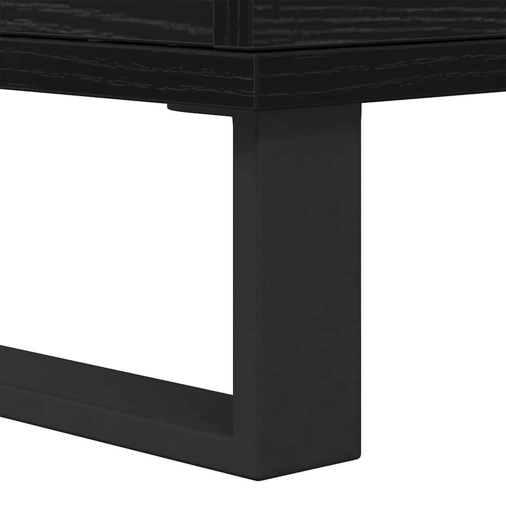 Sideboards 3 pcs Black oak 180 x 35 x 70 cm Engineered wood