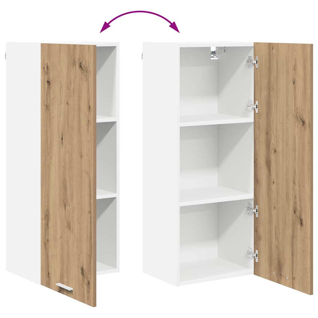 Hanging cabinet with Shelf Riga Artisan Oak 40 x 31 x 100 cm
