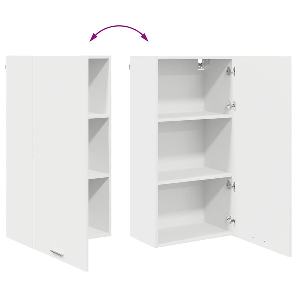 Hanging cabinet Riga White 50 x 31 x 100 cm Engineered Wood