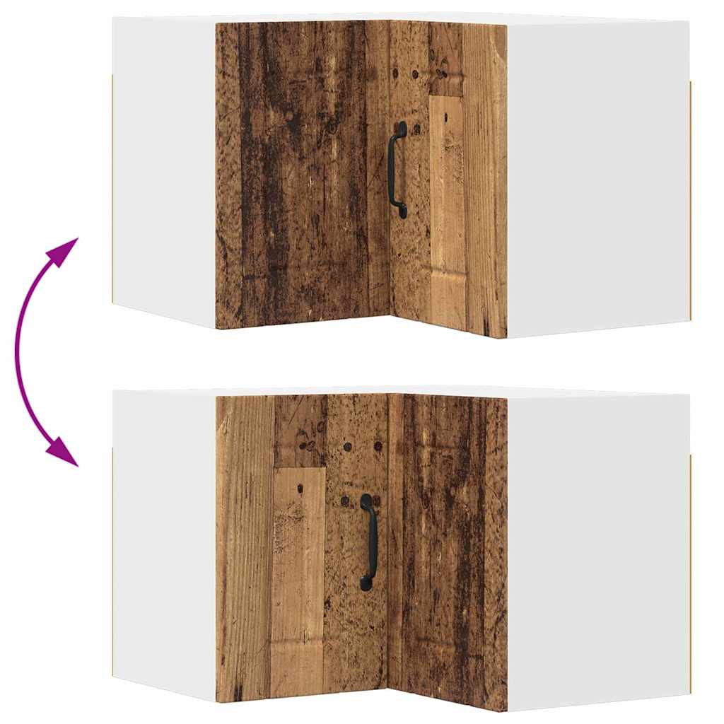Kitchen Wall Cabinet Old Wood 57 x 57 x 40 cm Engineered Wood