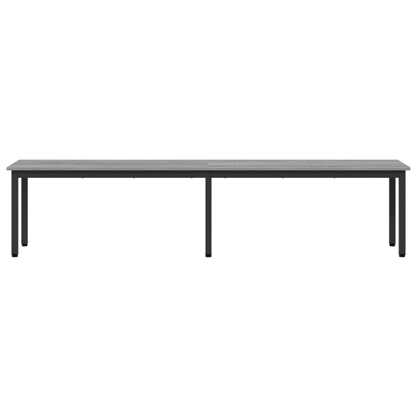 vidaXL Bench Grey Sonoma 200 x 35 x 45 cm Engineered Wood
