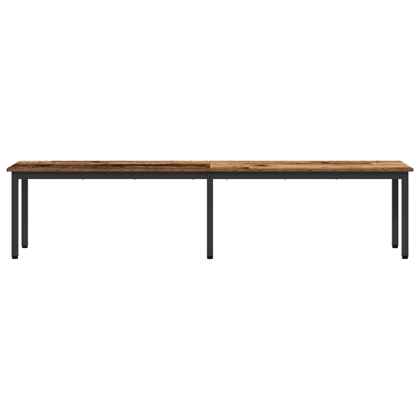 vidaXL Bench Old Wood 200 x 35 x 45 cm Engineered Wood