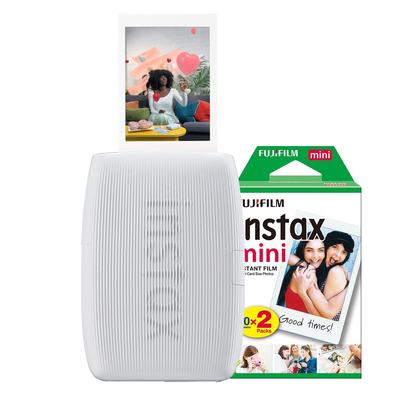 Fujifilm Instax Mini Link 3 Wireless Smartphone Photo Printer - Clay White
