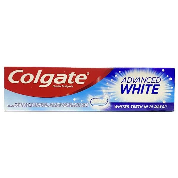 Colgate Advanced White Toothpaste 100ml, expiry date 05/28