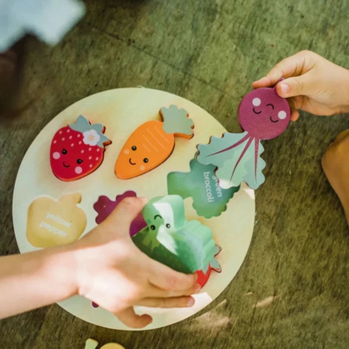 Orange Tree Toys Happy Veggies Puzzles