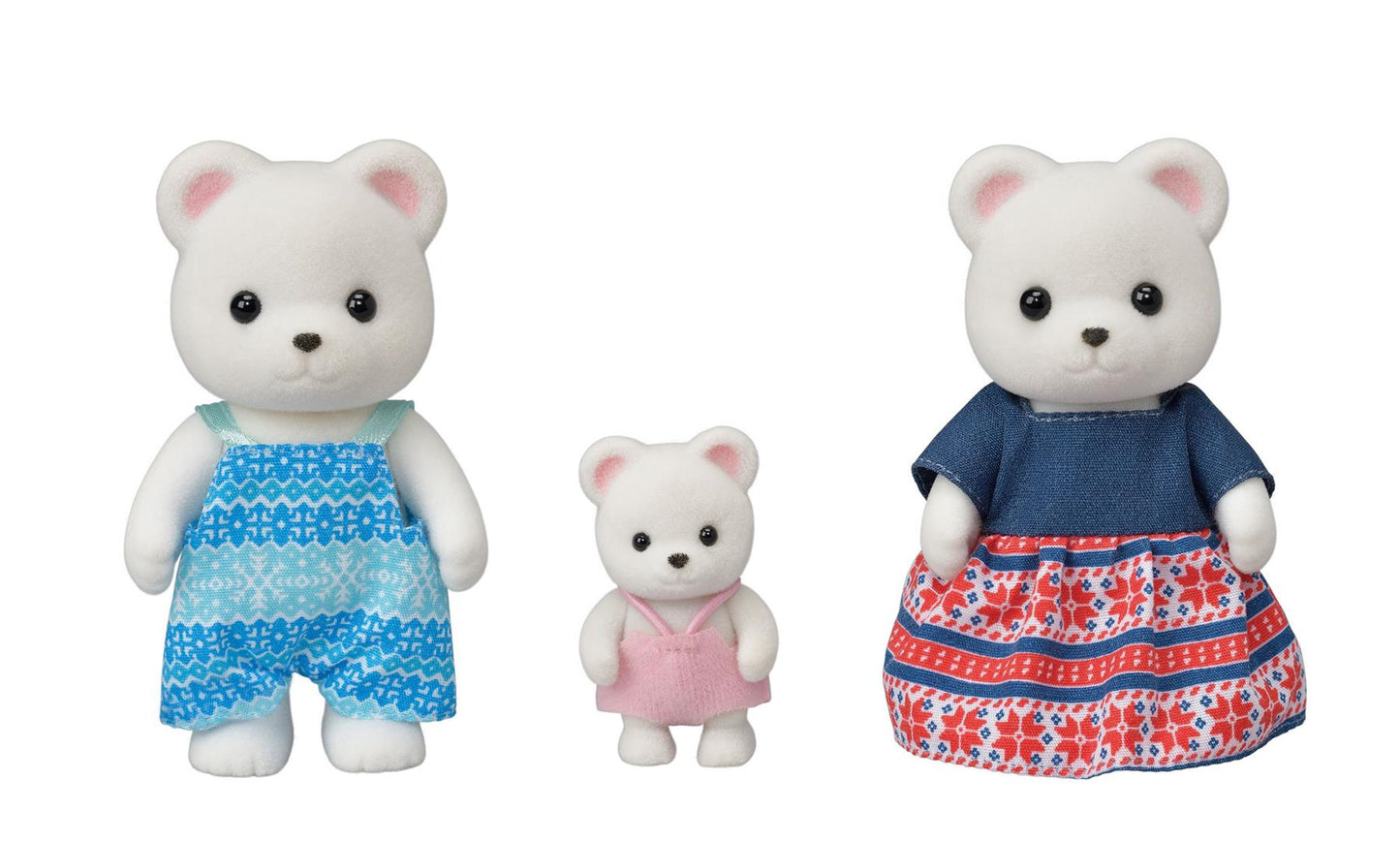 Sylvanian Families Polar Bear Family Toy Playset for Ages 3 and Up