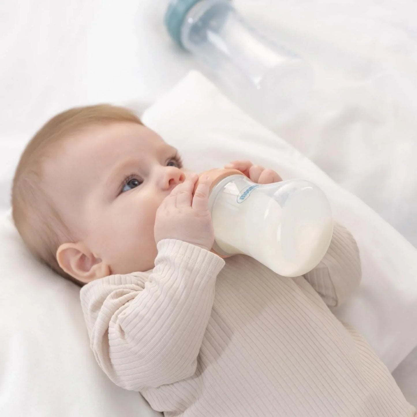 Mooma Kindy Bottle Slow Flow 0-6 months 150ml - Old Rose