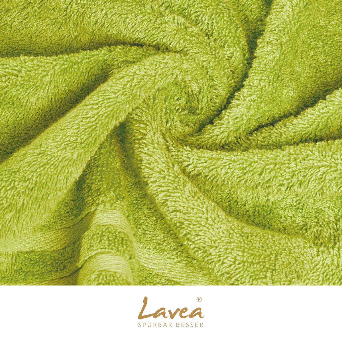 Lavea® Set of 10 Terry Towels, 30 x 30 cm, 100% Cotton Terry 500 g/m², Guest Towels and Small Wash Mitts, Easy Care at 60 °C, Terrycloth Series Elena