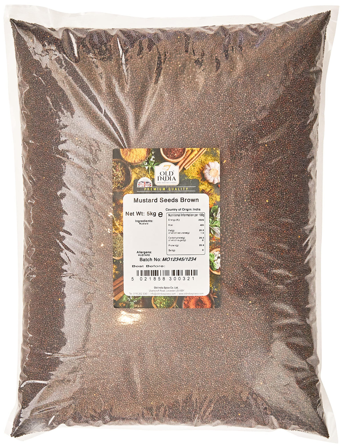 Old India Mustard Seeds Brown 5kg