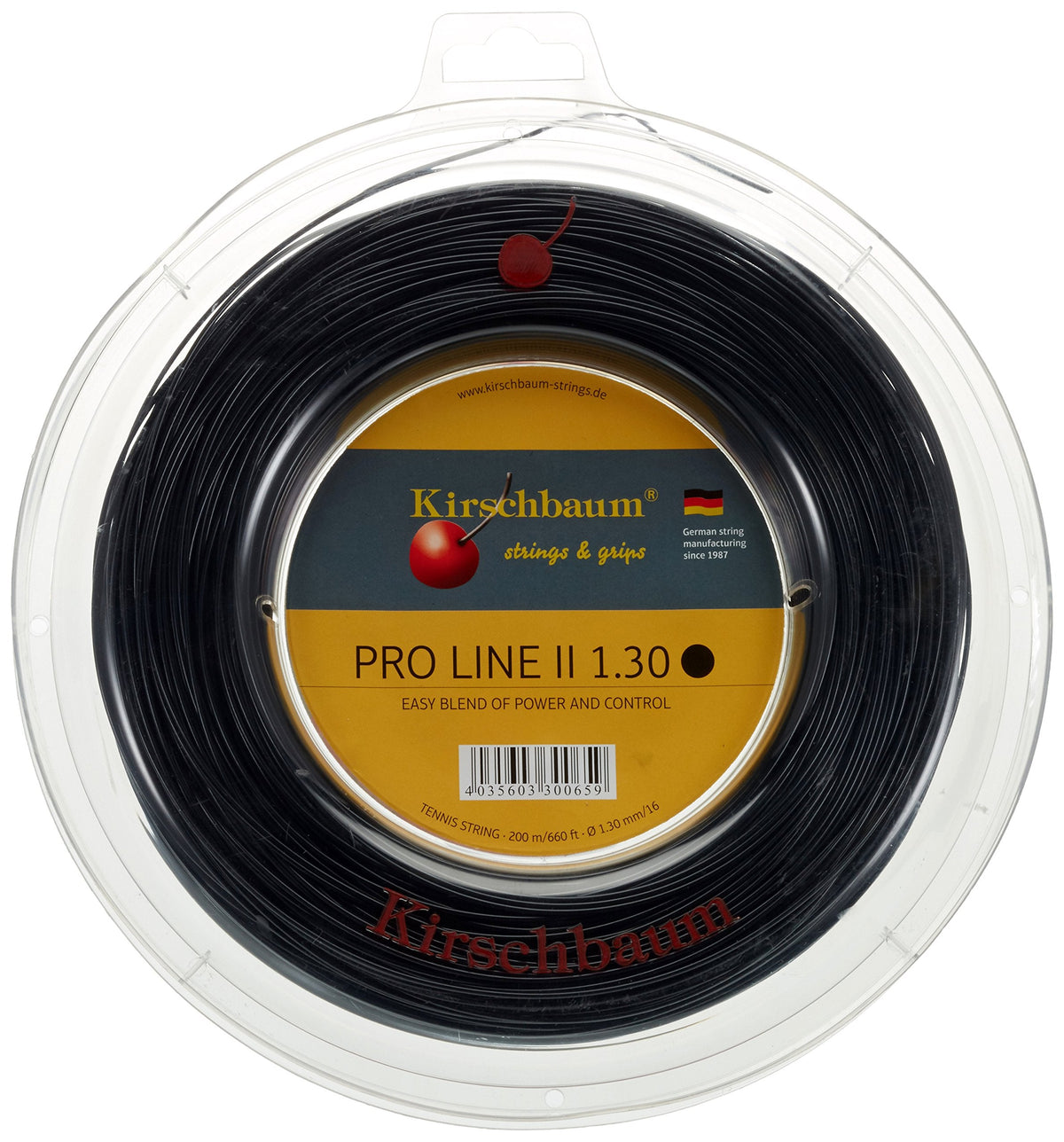 Kirschbaum Pro Line II String Reel - Black, 1.3 mm