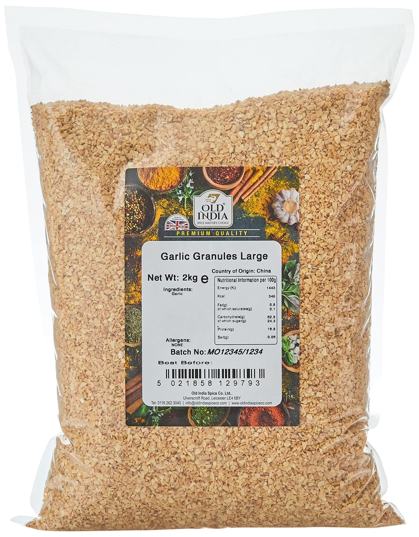 Old India Garlic Granules Large 2kg