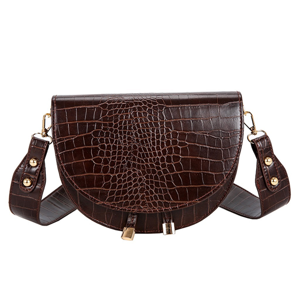 Fashionable wild round bag
