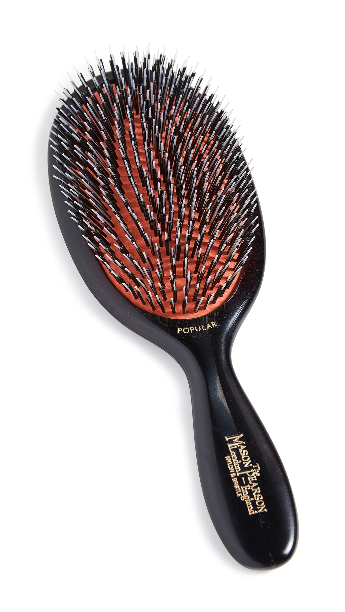 Mason Pearson Popular Mixture Bristle/nylon Mix Hair Brush-ruby Handle
