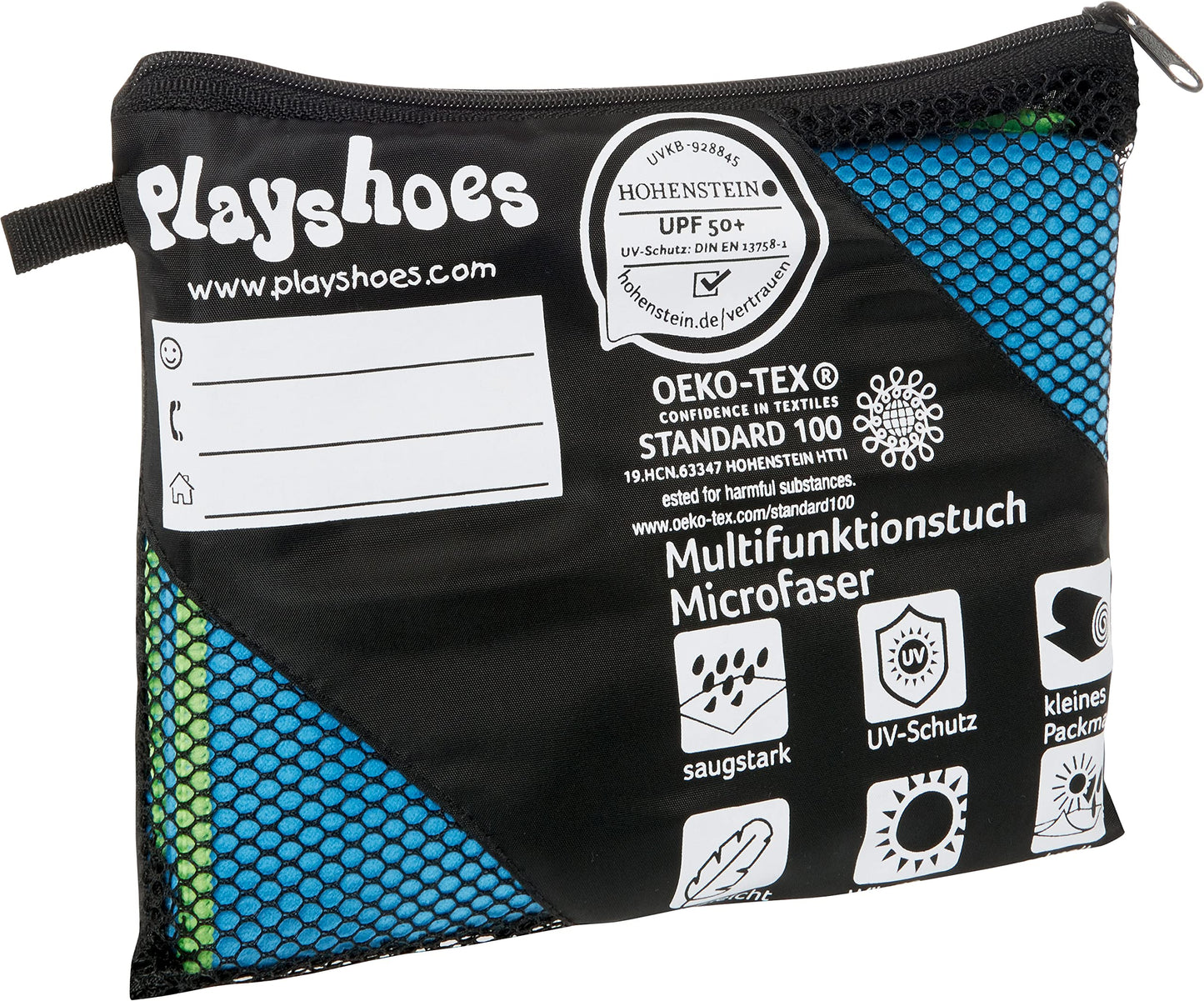 Playshoes Unisex Multifunctional Towel, Microfibre Bath Towel Portable Blanket, Green, 90 x 180 cm