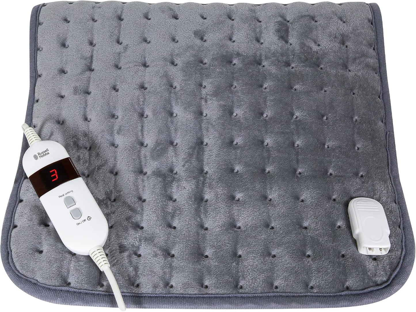 Russell Hobbs Electric Heating Pad for Pain Relief, 47x36cm, New but open, scruffy box, tested