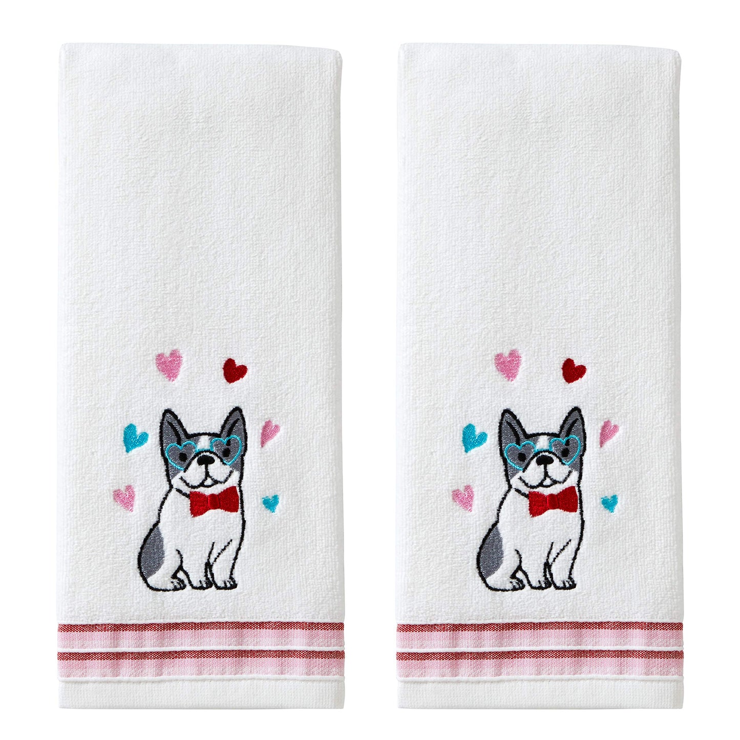 SKL Home by Saturday Knight Ltd. Hand Towel, Cotton, White, 16x25
