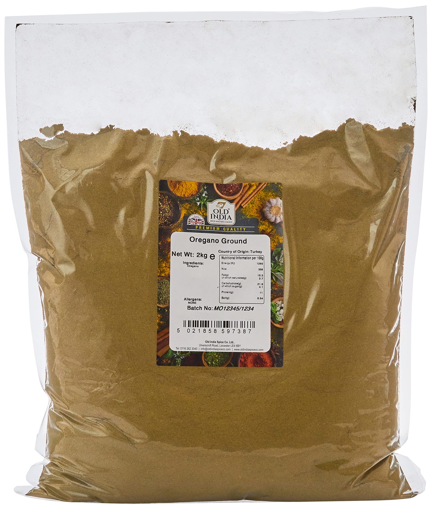Old India Oregano Ground 2Kg