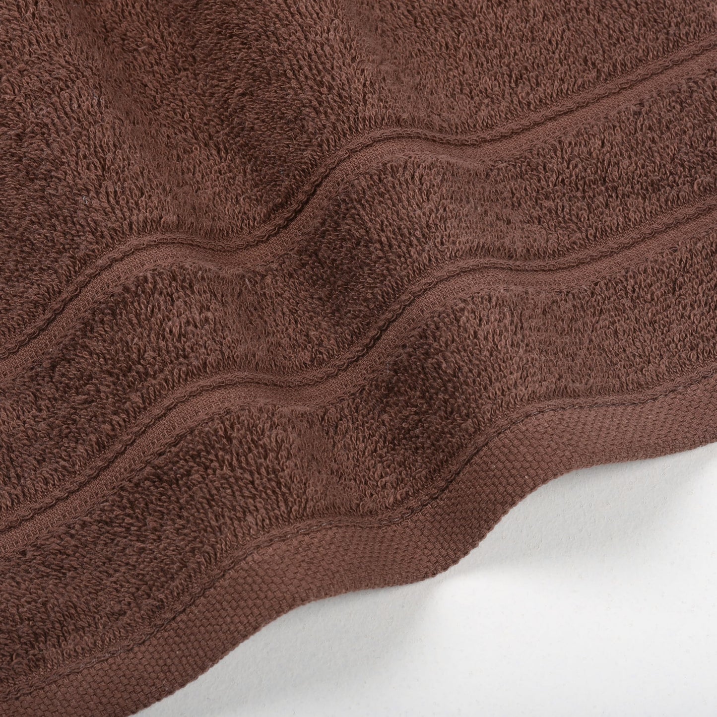 Perefly Bath Towels (30 X 50 CM) - Face & Hand Towels for Gym - Soft & Absorbent - Fast Drying Bathroom Face Cloths (Brown, 6 Pack)