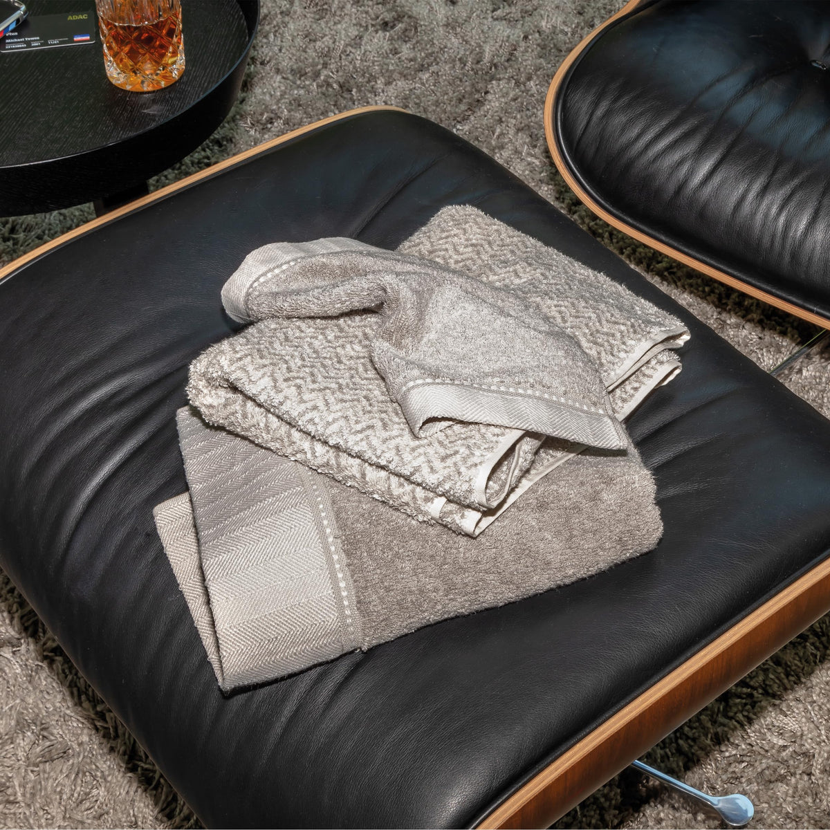 möve Bath Towel, 85% Baumwolle / 10% Viskose aus Bambus-Zellstoff / 5% Leinen Cashmere, 80 x 150 cm