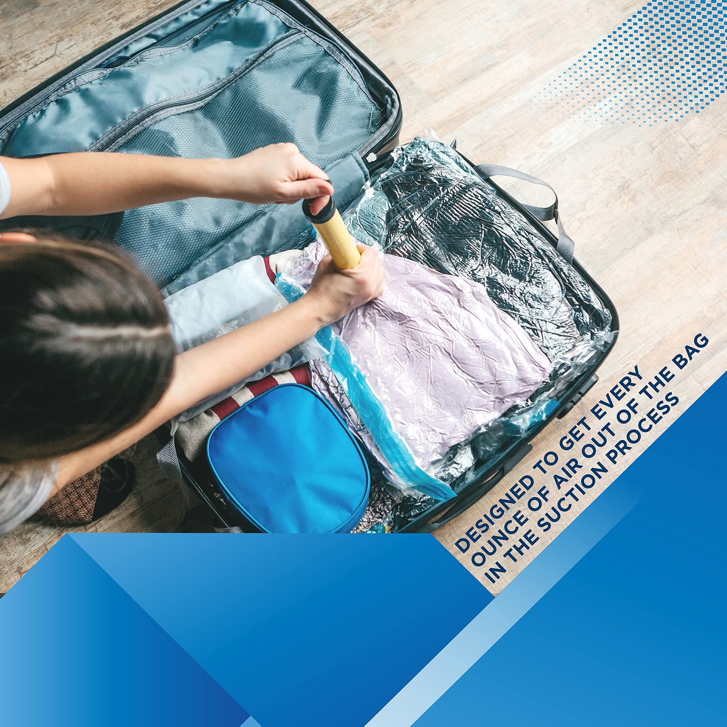 KEPLIN Vacuum Storage Bags | Maximise Space and Store Clothes, Bedding, Towels, Duvet & Pillow
