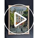 Hampton Frames | Sorbonne A3 Picture Frame | 30x42cm, Oak Effect, Acrylic Front, MDF | Wall Mount, Landscape or Portrait, Drop-In Back | Display Photos, Posters, Certificates