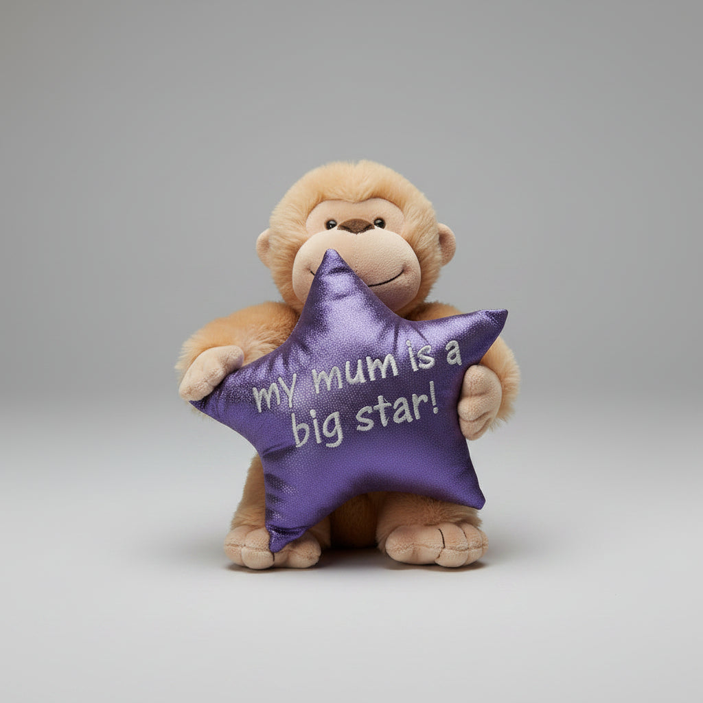 blonde jojo monkey with star