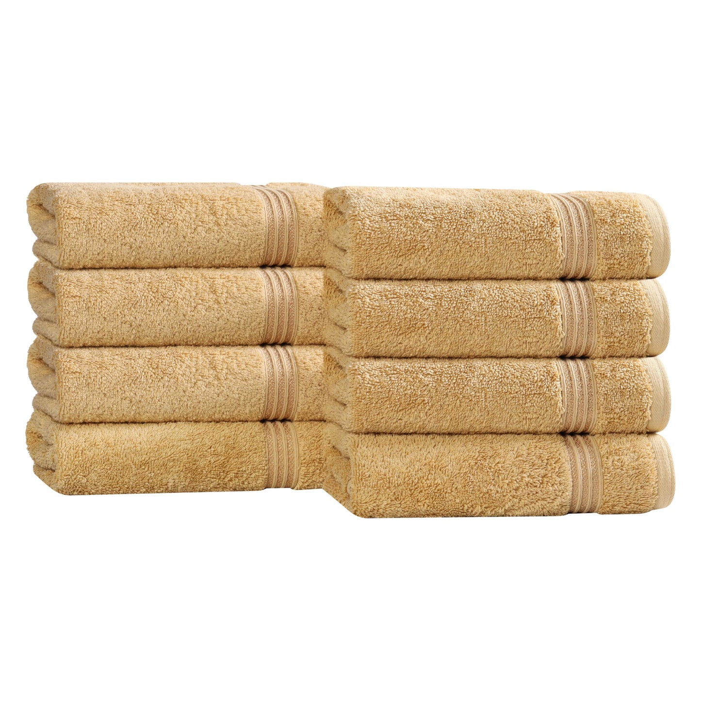 Superior Set, Cotton, Gold, Hand Towel (8-Pack)