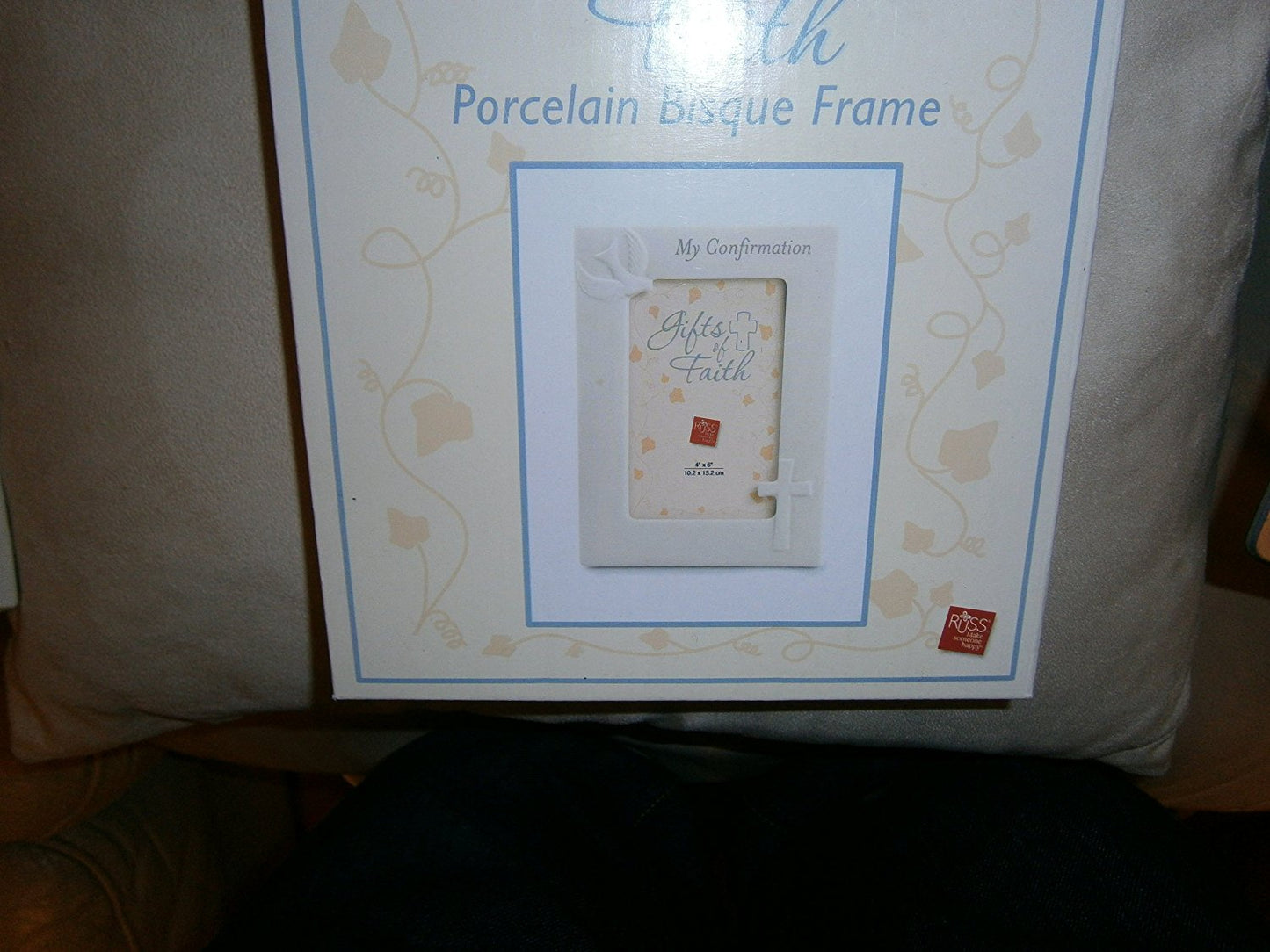 gifts of faith porcelain bisque frame my confirmation