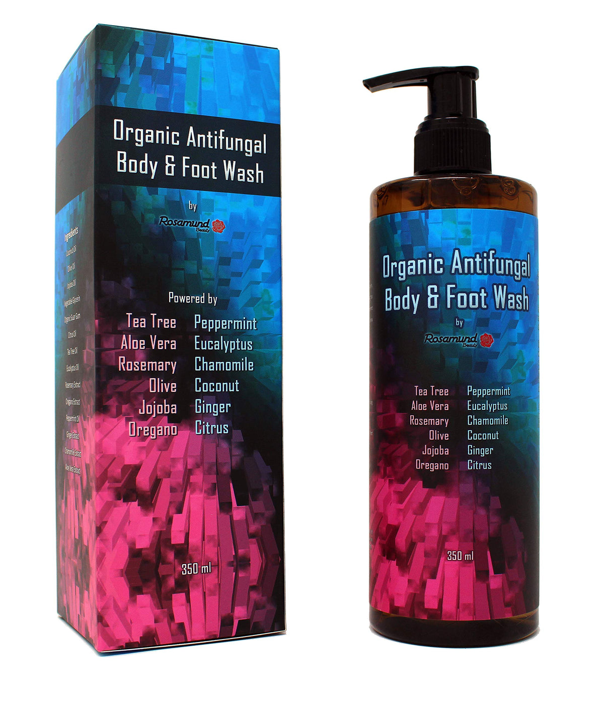 Organic Antifungal Body & Foot Wash | Tea Tree | Antibacterial | Relieve Acne, Eczema, Warts, Athlete?s Foot, Ringworm, Toenail Fungus, Jock Itch |