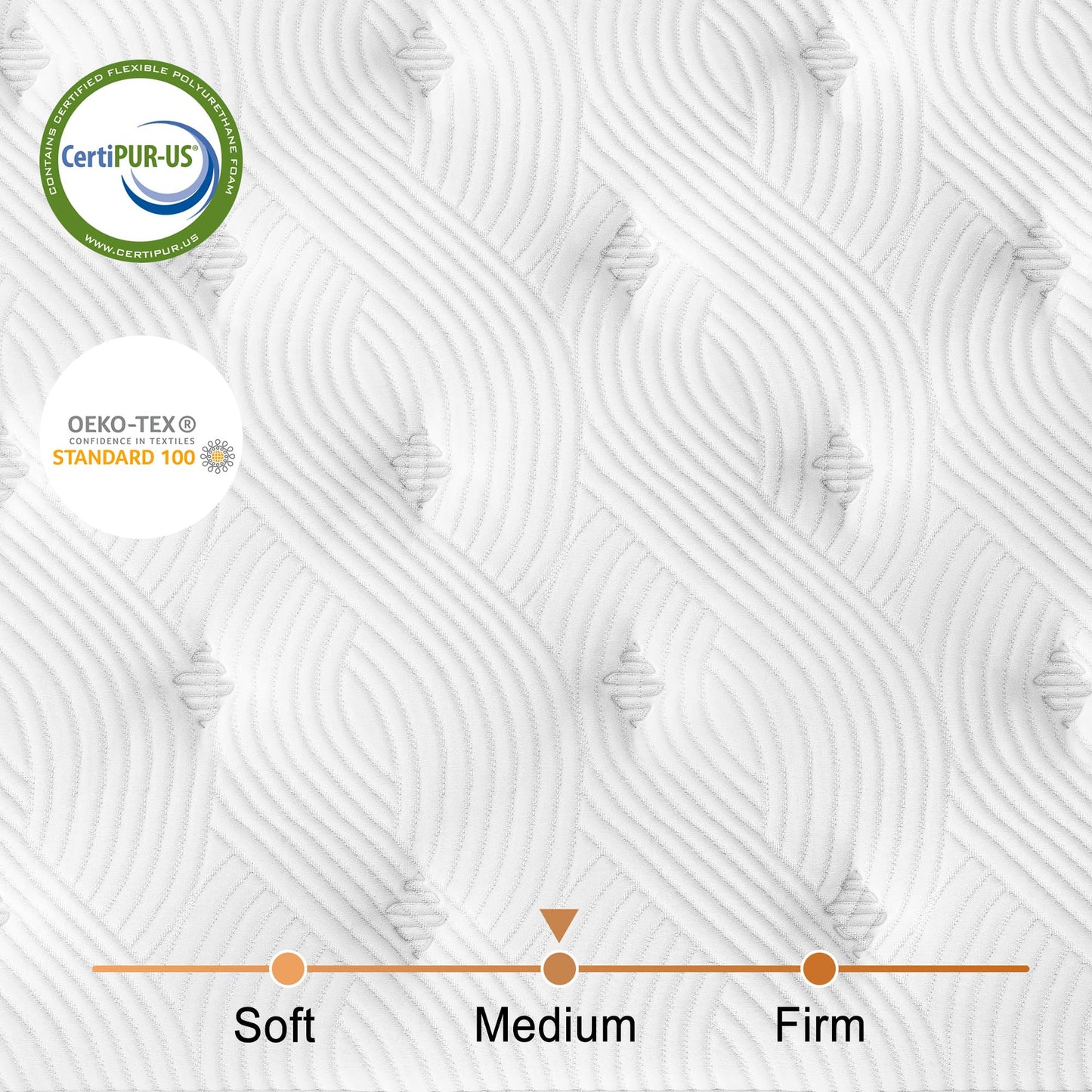TeQsli 3FT Single Mattress Memory Foam Pocket Spring Hybrid 90x190x27 cm