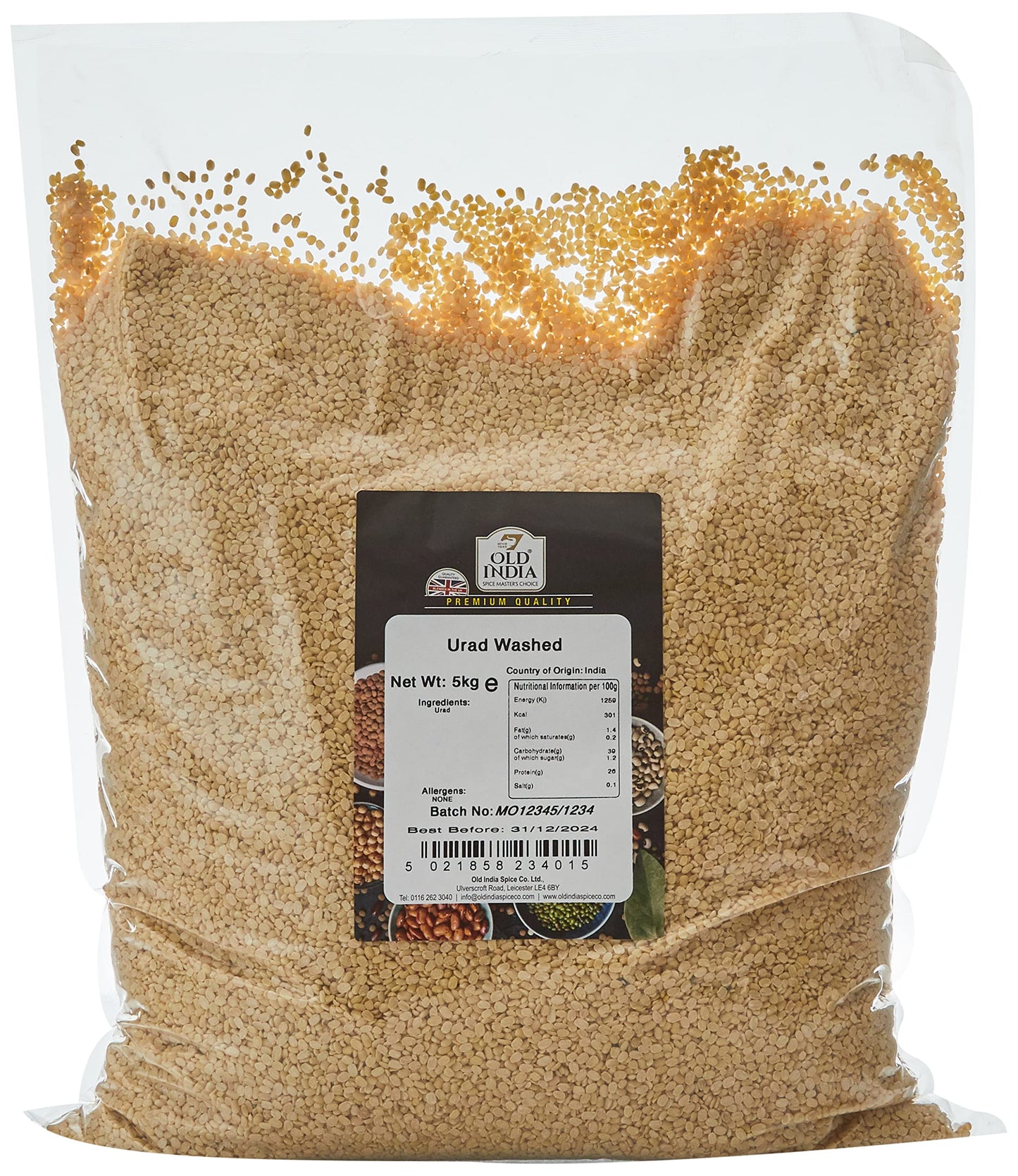 Old India Urad Washed 5kg