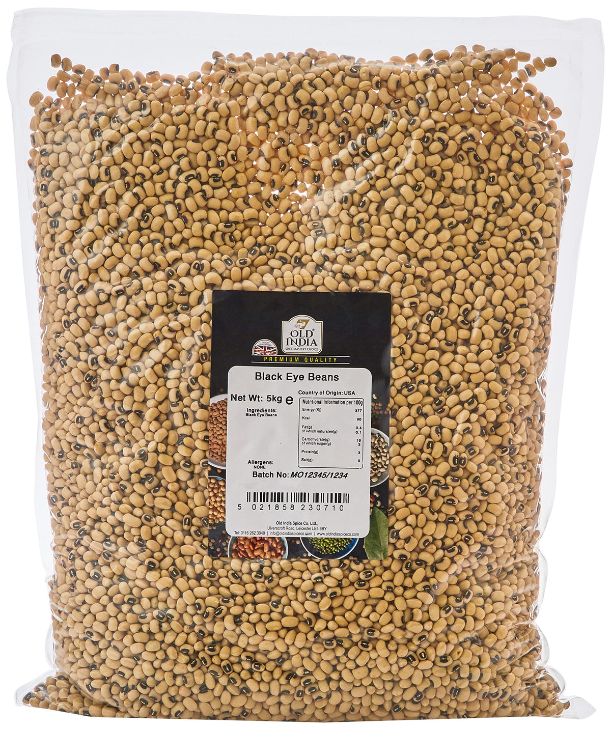 Old India Black Eye Beans 5kg