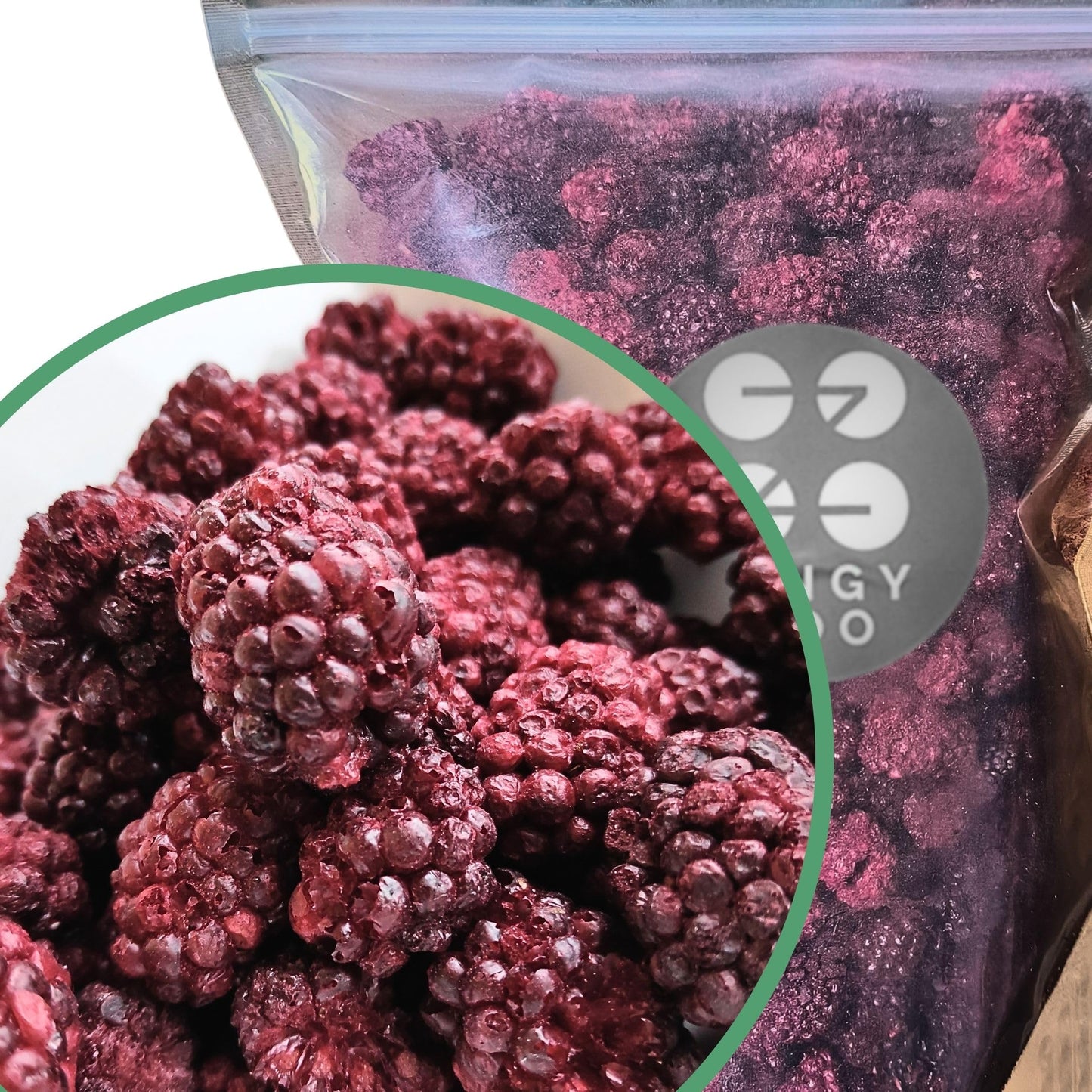 Freeze Dried BlackBerry | XL 350g Natural Raw Unsweetened Freeze Dried Fruit as Healthy Snacks for Adults | Freeze Dried Berries Fruits for Drinks,