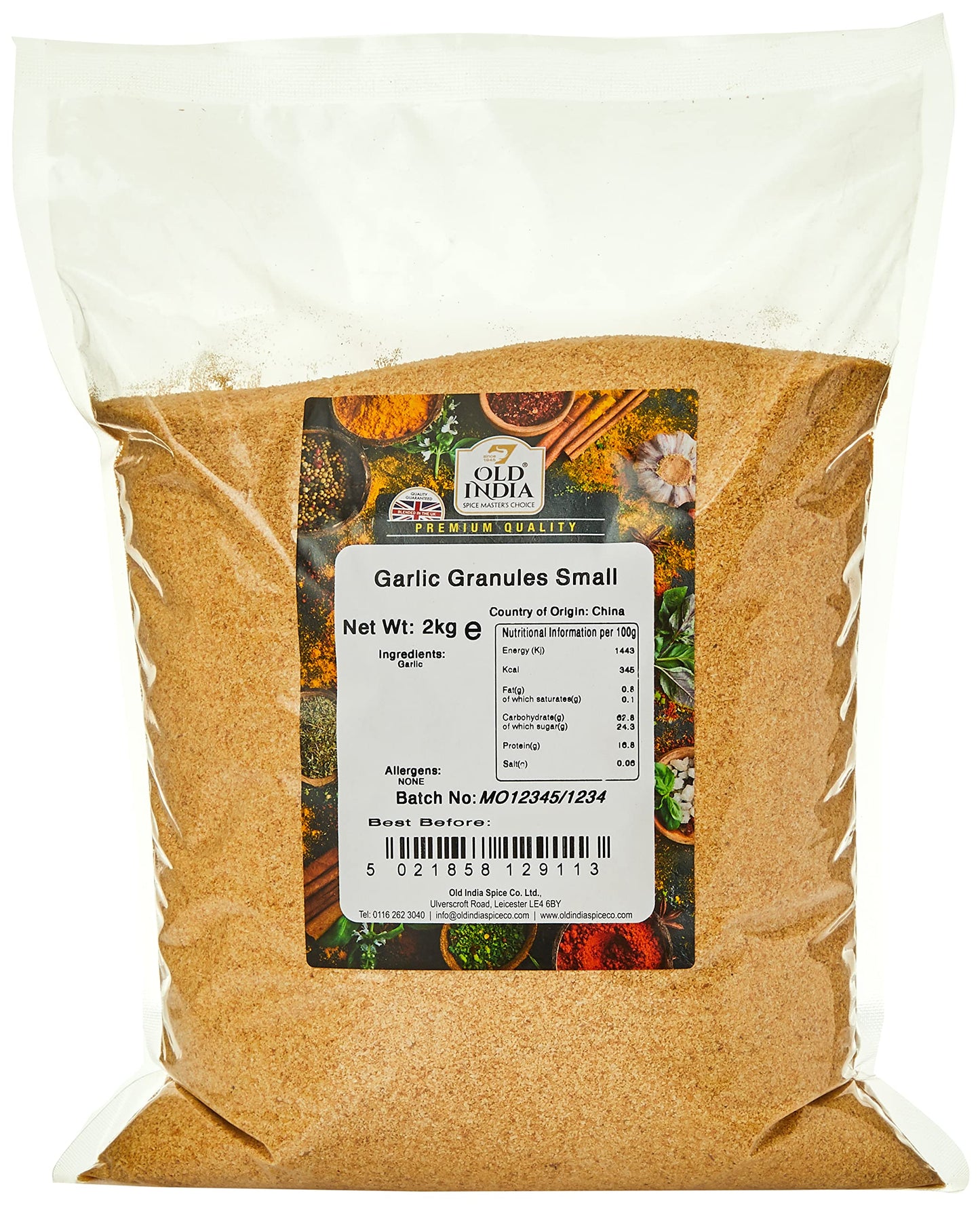 Old India Garlic Granules Small 2kg