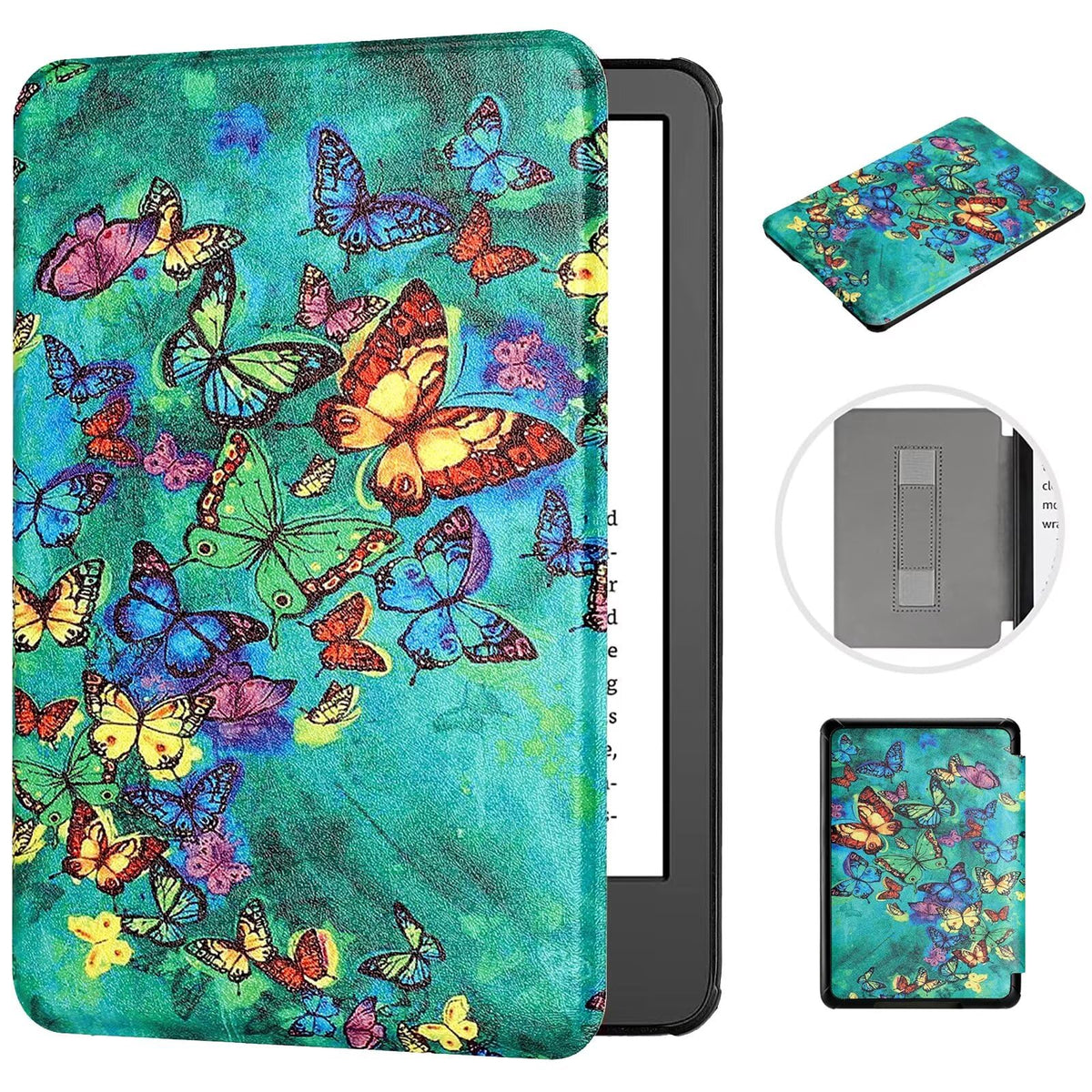 MOKASE for 6" Kindle Paperwhite 5/6/7th Generation Case 2012,2013,2015,2016 Version (Model: EY21 / DP75SDI), Slim PU Leather Hard Cover with Hand