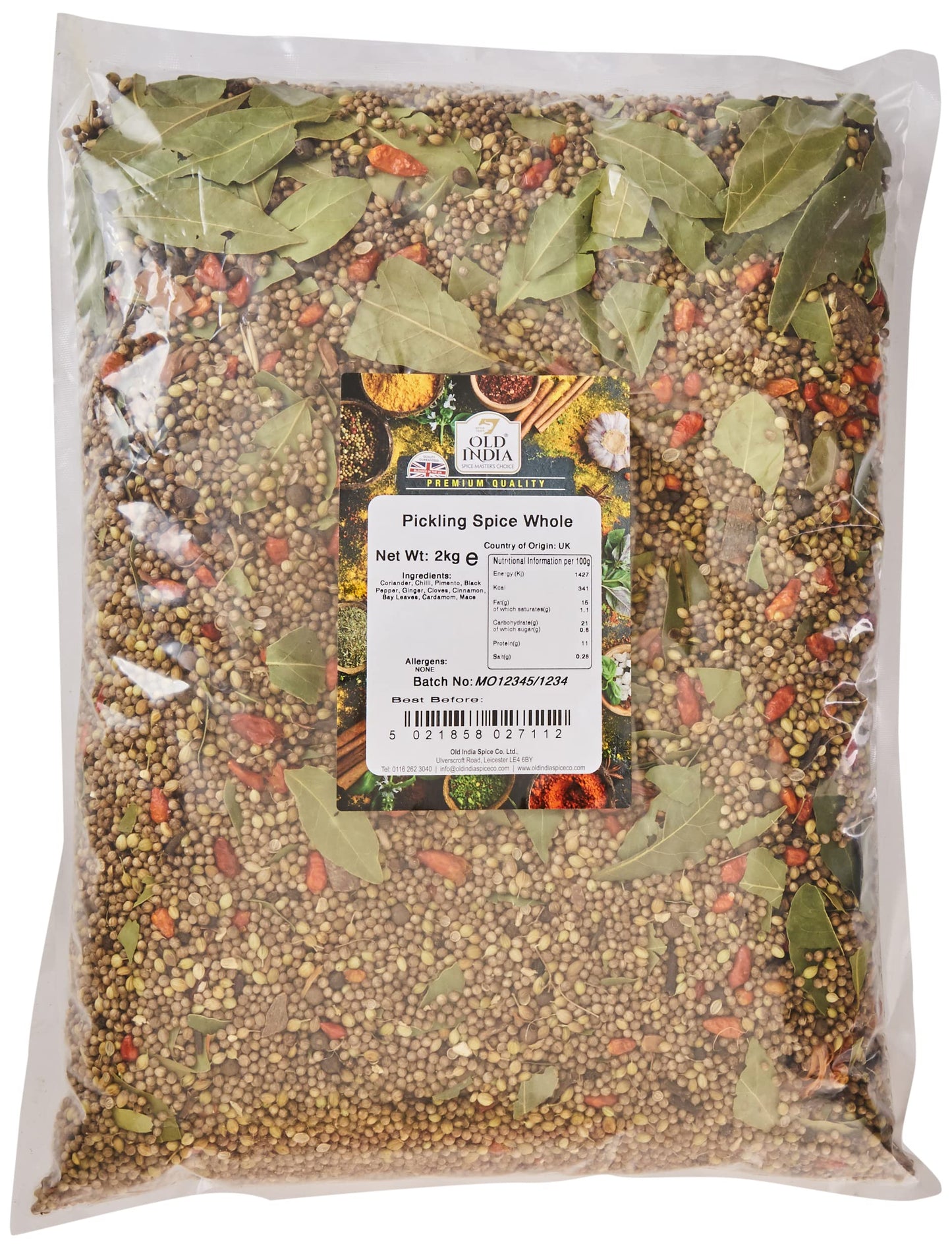 Old India Pickling Spice Whole 2kg