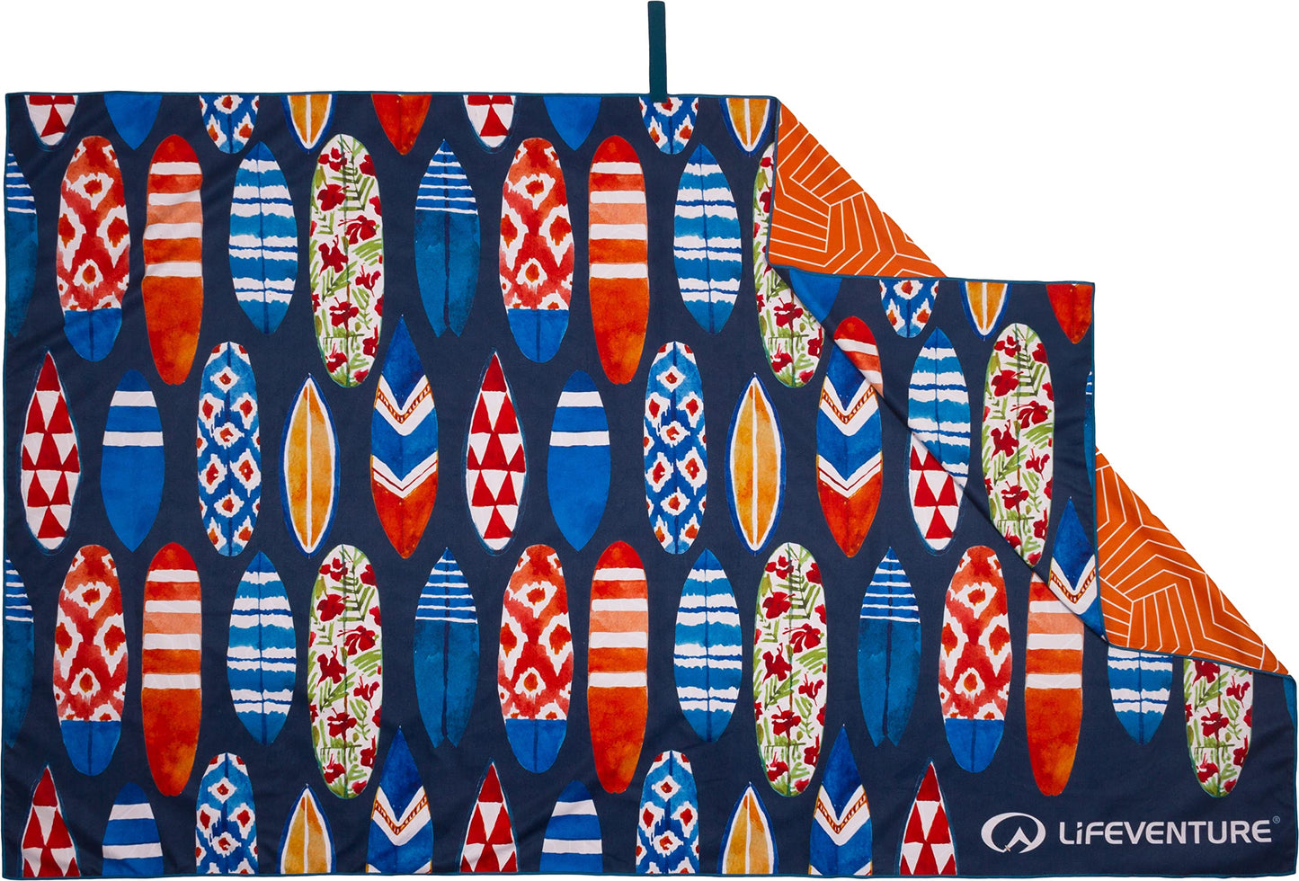 Lifeventure Recycled SoftFibre Travel Towel ? Compact, Lightweight Quick-Dry Sports & Beach Towel, Sand-Free Design, Giant (Surfboards)