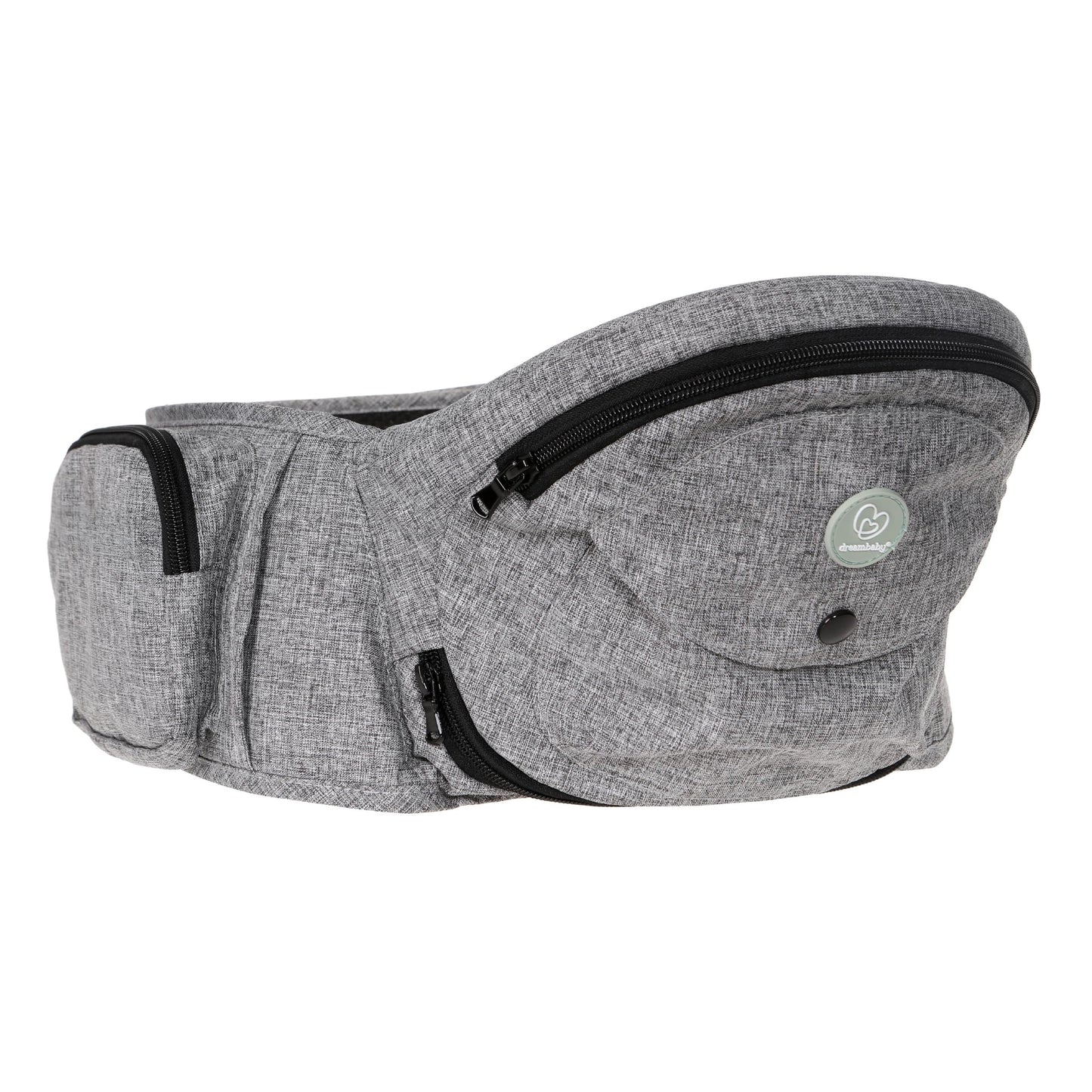 Dreambaby Up & Go Baby Hip Seat Carrier ? Lightweight Toddler Holder with Storage Pockets, Ergonomic Design, Wide Adjustable Waistband ? Suitable for