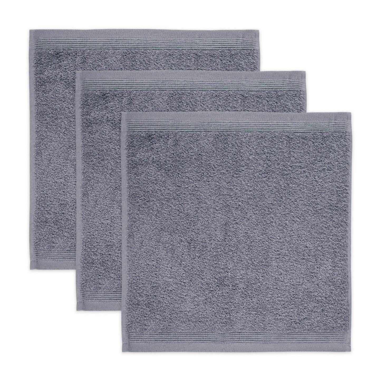 M?ve 3er set Superwuschel soap cloth 30 x 30 cm made of 100% cotton, stone
