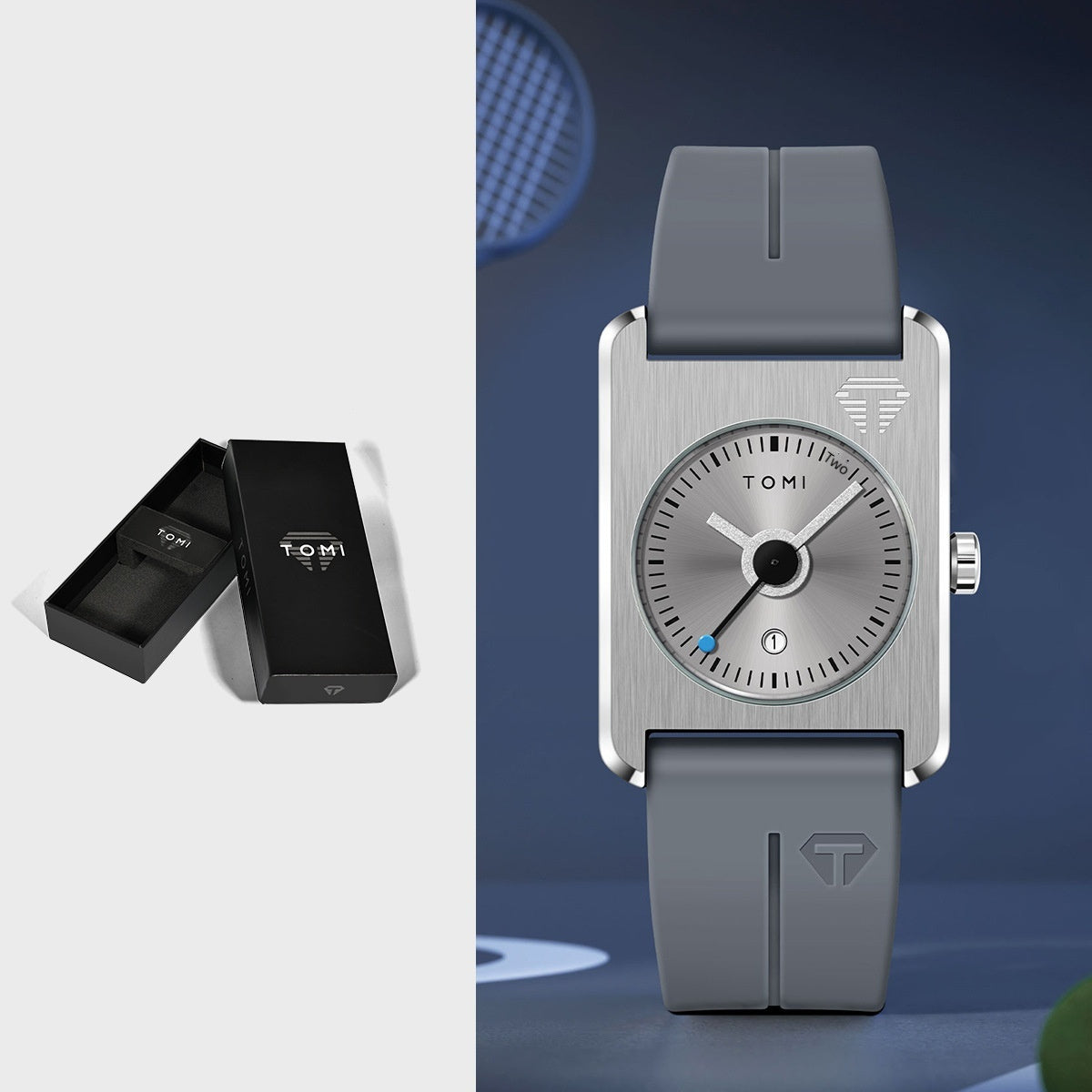 Square Calendar Watches For Men And Women