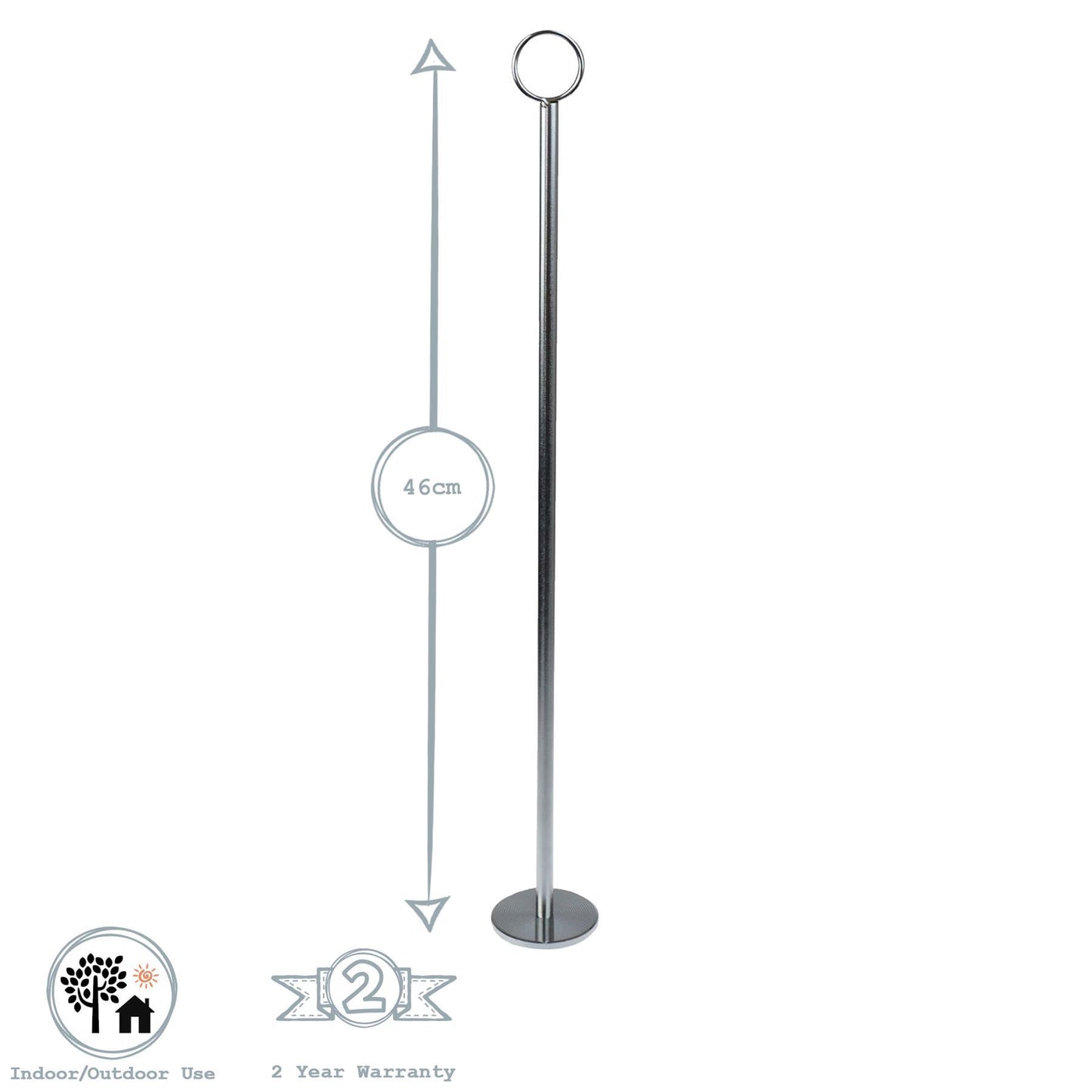 46cm Table Number Holders - Pack of 12